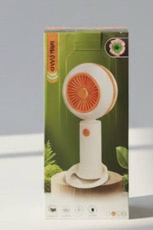 Rechargeable Mini Fan with LED Light