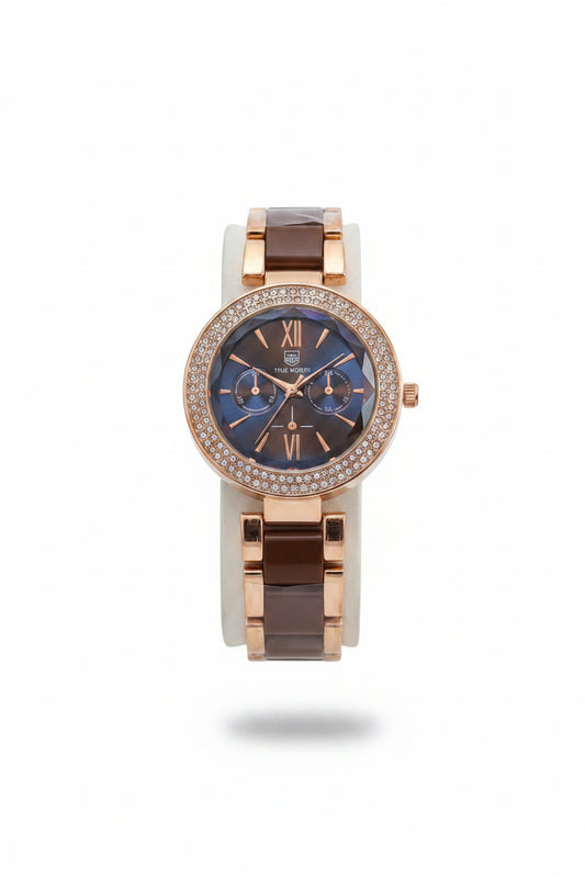 TRUE WORTH GOLD CRYSTAL WOMEN'S WATCH