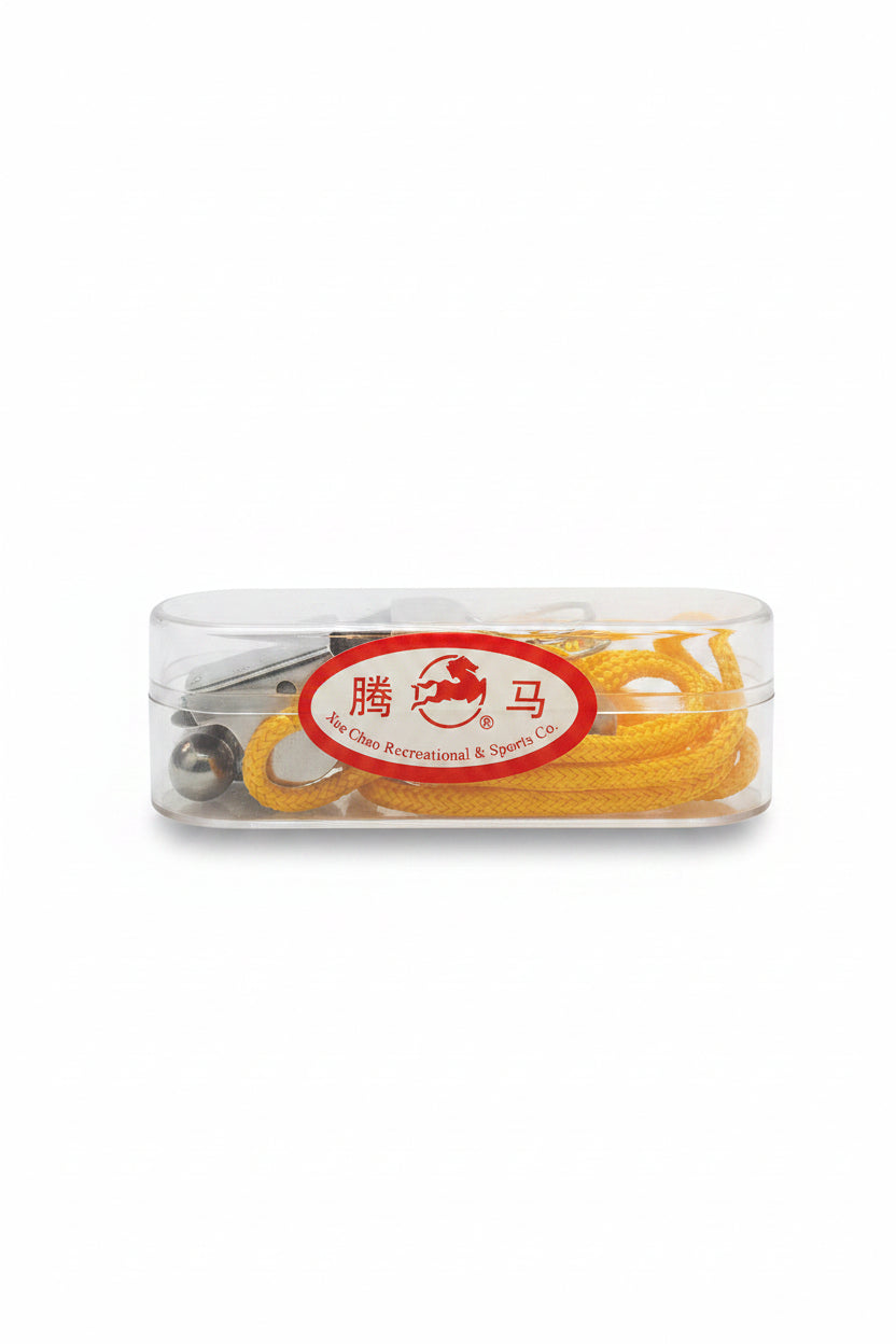 🏆 Classic Stainless Steel Sports Whistle with Bright Yellow Lanyard