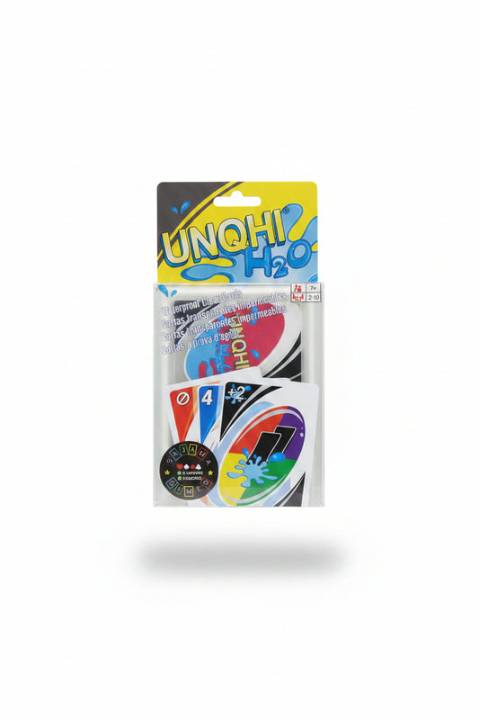 UNQHI H₂O Waterproof Transparent Playing Cards – Family Card Game