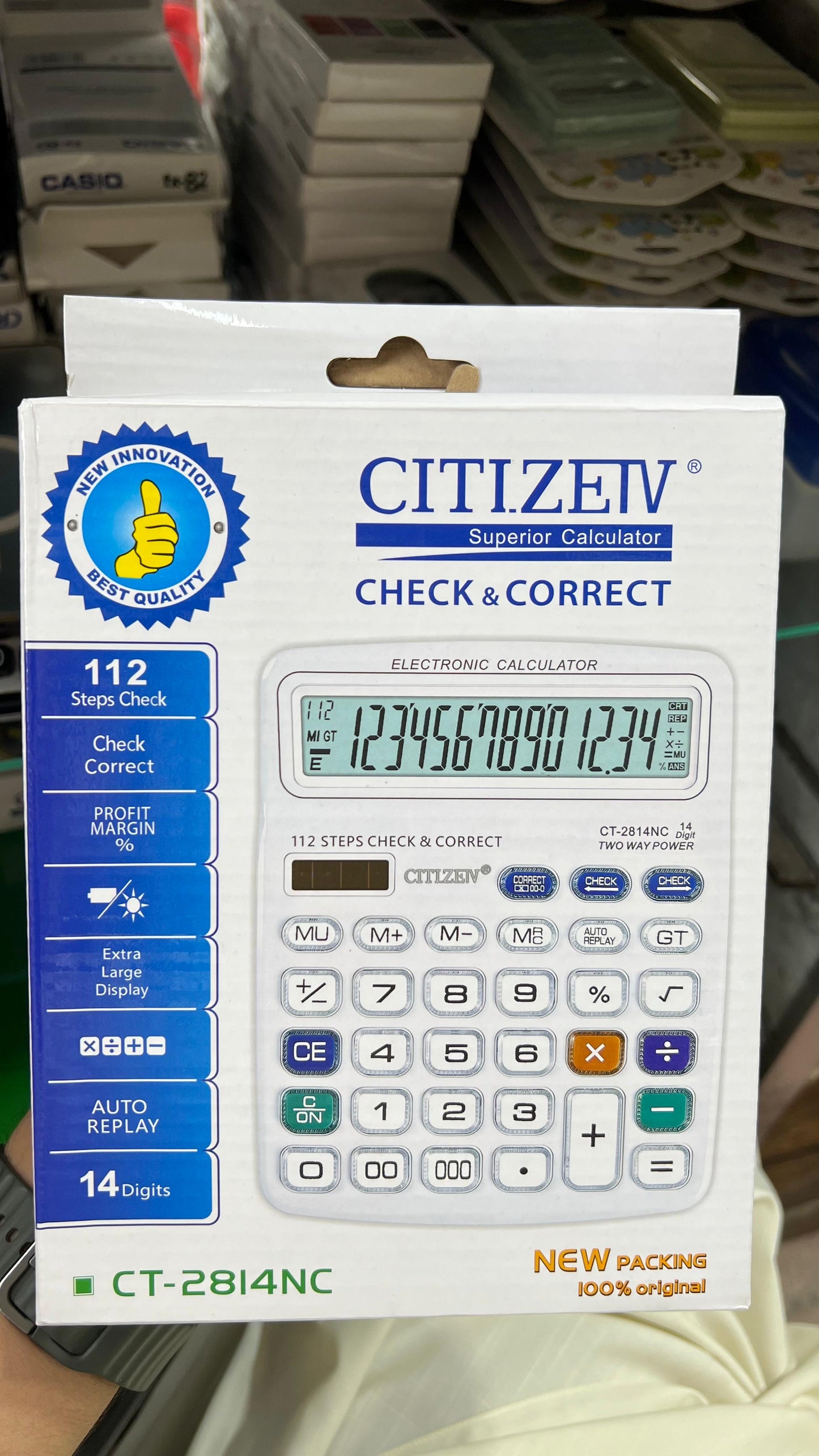 CALCULATOR CITIZEIV CT-2814NC
